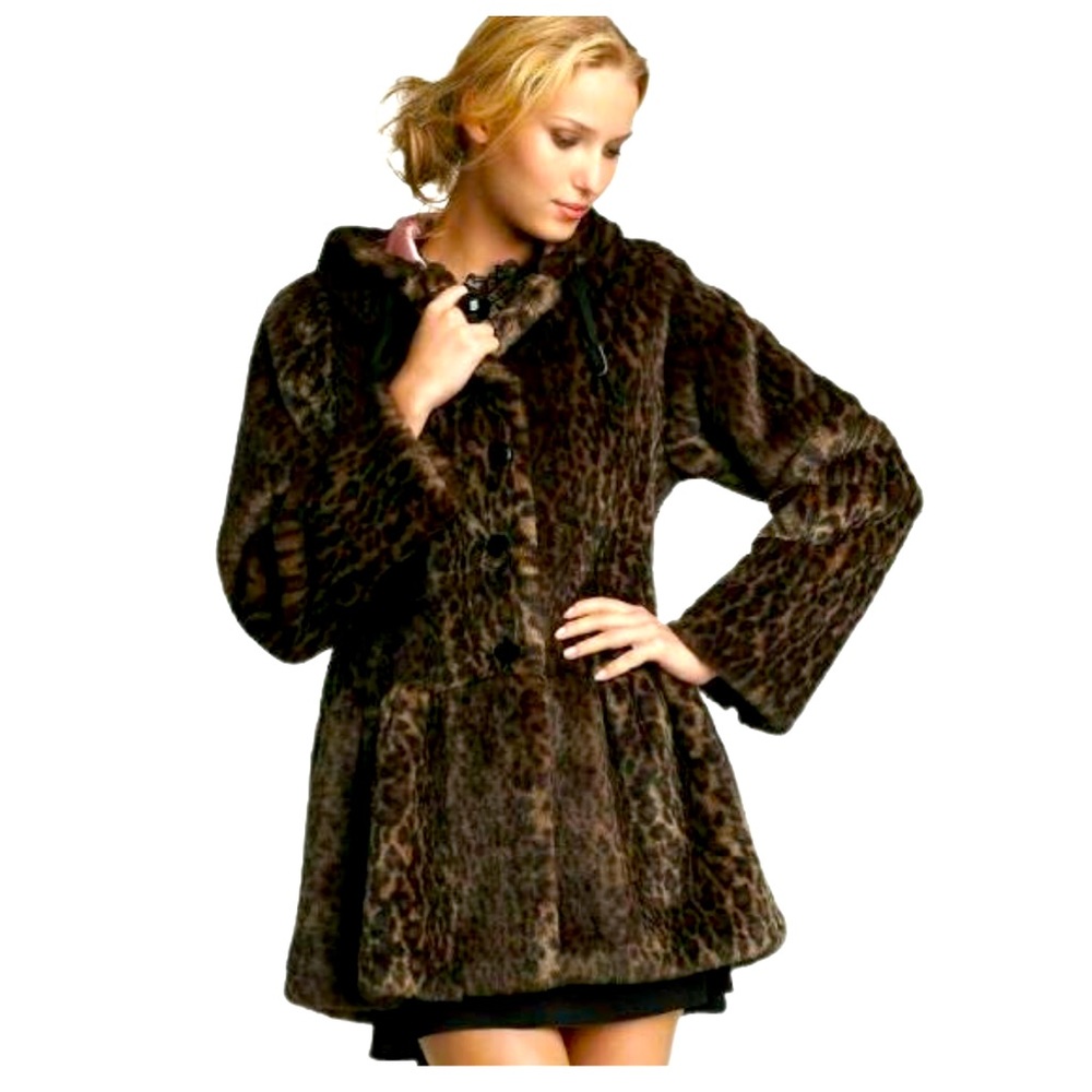 Leopard print Free People jacket